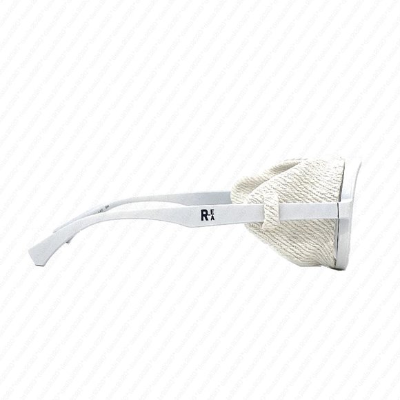 EMPORIO ARMANI EA4166Z 58726G 30mm Matte White Mirrored Sunglasses - Picture 5 of 11